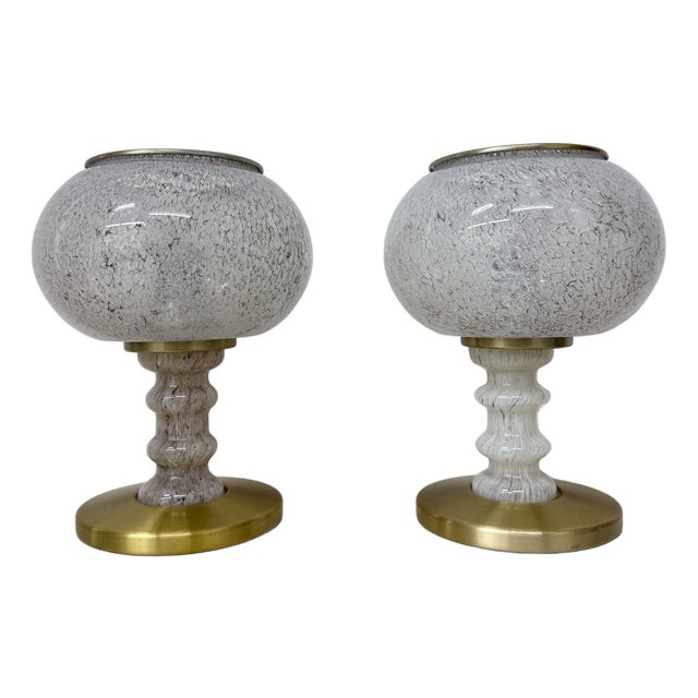 Vintage German Table Lamps from Doria Leuchten, 1970s, Set of 2 For Sale