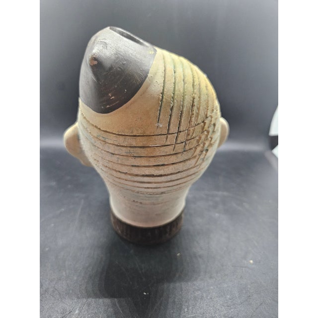 Mid-Century Modern Wwii Hi Buddy Smiling Soldier Gi Planter ViA Pet Vintage Patina Figurine For Sale - Image 3 of 5