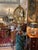 Italian Giltwood Oval Antique Mirror For Sale - Image 13 of 18