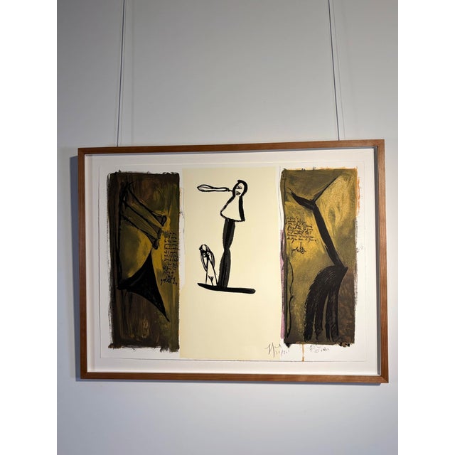 Gérard Garouste, Triptych Ecclesiastes, 1996, Lithograph, Framed For Sale - Image 4 of 17