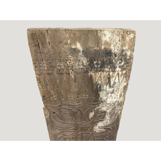 Antique Hand Carved Wooden Panel For Sale - Image 4 of 5