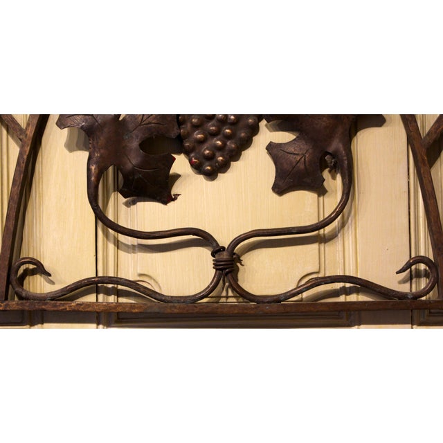 1920s Circa 1920 Likely Continental Bronze Teller's Window Grate For Sale - Image 5 of 5