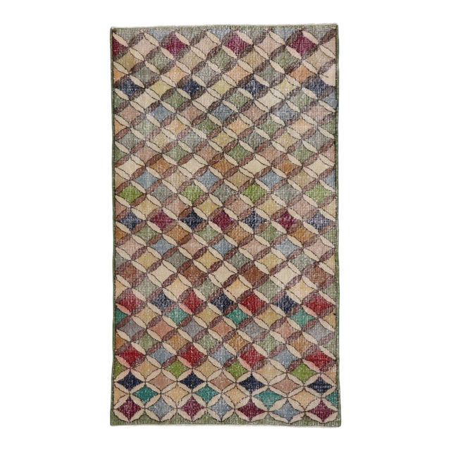 Vintage Turkish Sivas Rug, 03'11 X 06'10 For Sale