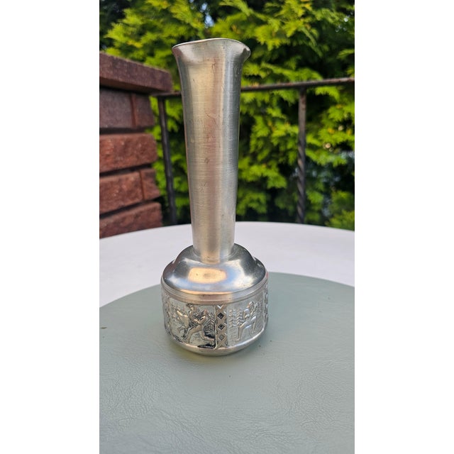 Pewter Vase from ITB Norway, 1970s For Sale - Image 6 of 8