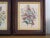 Antique carved walnut frames, with two botanical lithographs. *Yes, these are sold as a pair.
