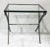 Modern Gunmetal and Beveled Glass Nesting Tables - Set of 3 For Sale - Image 4 of 7