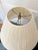 Vintage Mid-Century Hand-Painted Ceramic and Brass Floral Lamp For Sale - Image 10 of 13