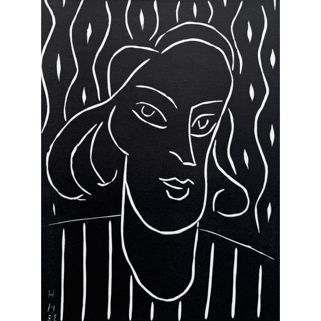 Henri Matisse, Teeny, Portrait of a Young Girl, Linocut For Sale - Image 4 of 5