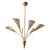 Chandelier with Six Arms in Perforated Metal by Bent Karlby, 1950s For Sale - Image 10 of 10