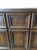 Brown Mid Century Modern King Headboard With Beveled Square Design For Sale - Image 8 of 17