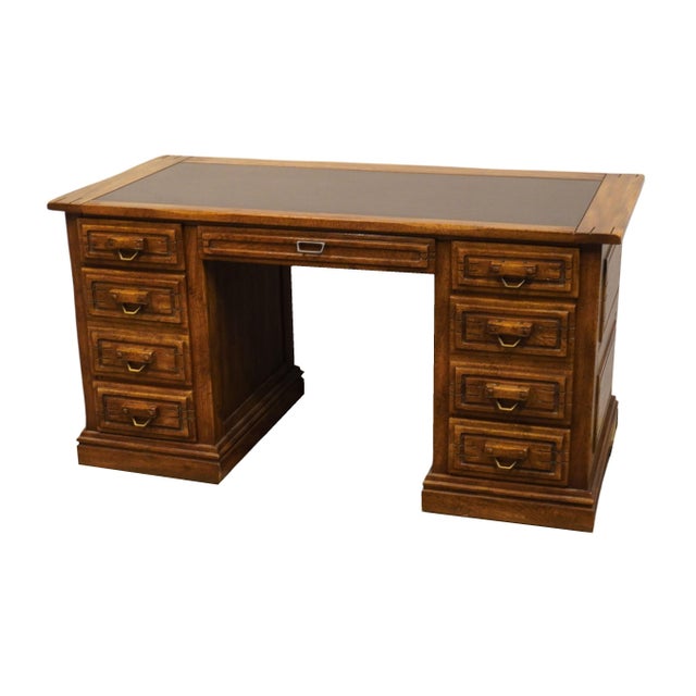HIGH END VINTAGE Rustic Southwestern Cowboy Style 56" Writing Desk 7054 Cannot identify the manufacturer, but comparable...