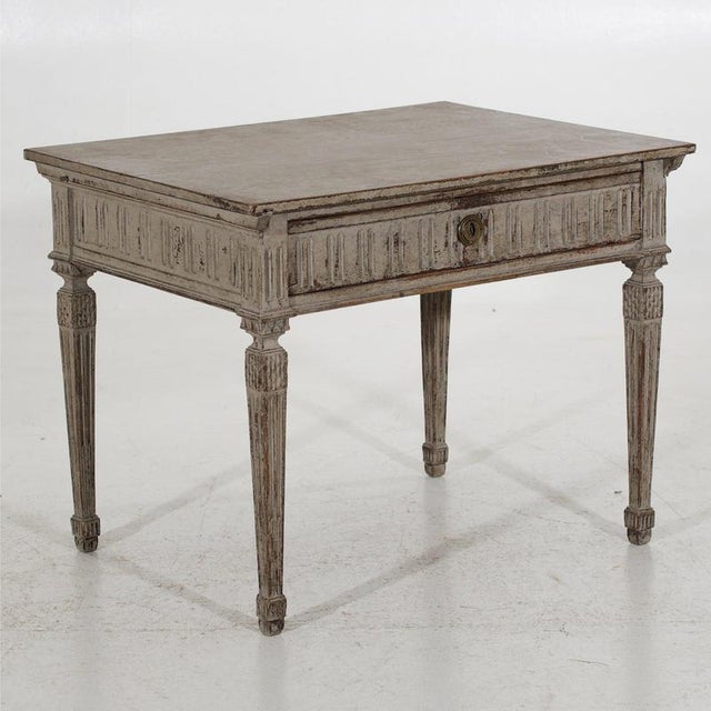 Louis XVI French Table with a Drawer, 1780 For Sale - Image 10 of 10