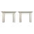 Regency English Fireplace Mantels in White Marble, 1830, Set of 2 For Sale - Image 17 of 17