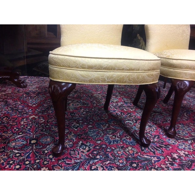 Yellow Vintage Yellow Accent Chairs, the Pair For Sale - Image 8 of 11