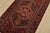 An authentic vintage tribal Hamedan rug hand-knotted with fine wool and natural dyes. This nomadic rug features a central...