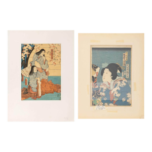 Utagawa Kunisada Figural Woodblock Prints, 2