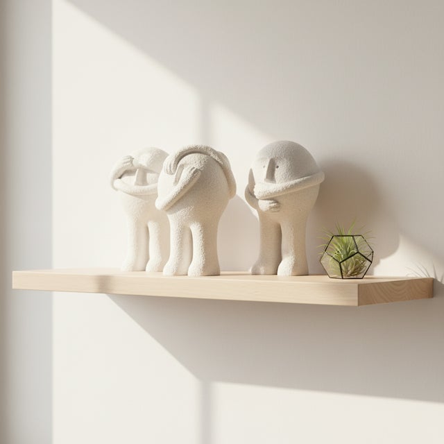Contemporary Howy Speaks-No Evil Sculpture For Sale - Image 3 of 11