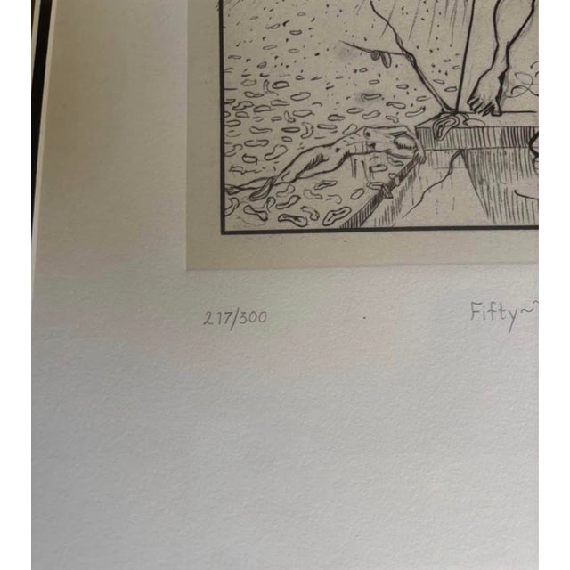 Abstract Salvador Dali X Walt Disney Destiny Numbered Silkscreen Serigraph Framed For Sale - Image 3 of 10