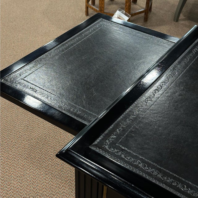 Late 19th Century Louis XVI Style Mahogany Ebonised Desk For Sale - Image 13 of 13