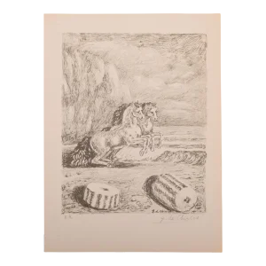 Giorgio De Chirico Italian Lithograph Print