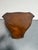 Traditional 1960s Vintage Walnut Pedestal Side Table With Shaped Top For Sale - Image 3 of 3
