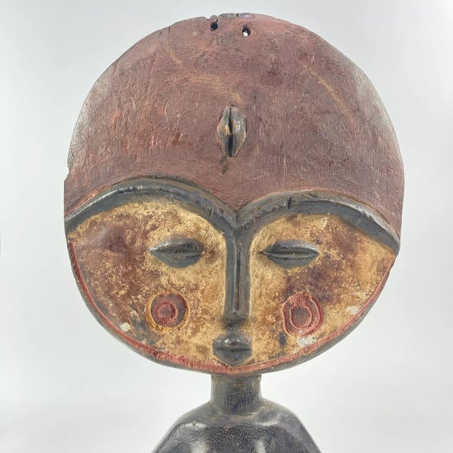 Early 20th Century Asante Akua'ba Fertility Doll Female Pair Ghana For Sale - Image 4 of 9