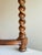 French Country French 18th C. Charles II Style Barley Twist Spanish Revival Side Table With One Drawer Solid Walnut Wood in Style of Theodore Alexander / Eddie Bauer For Sale - Image 3 of 12