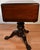 1910s Antique American Empire Mahogany Pembroke Drop-Leaf Work Table / Side Table For Sale - Image 10 of 18