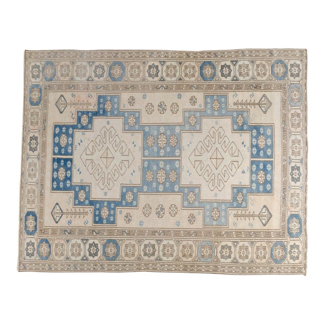 Mid 20th Century Geometric Anatolian Home Living Rug For Sale