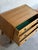 Vintage Danish Oak 3 Drawer Chest Mid Century Modern Nightstand Dresser For Sale - Image 4 of 10