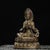 Late 20th Century Late 20th Century Fire-Gilded Bronze Vajrasattva Statue Buddhist Deity 8.3" For Sale - Image 5 of 9