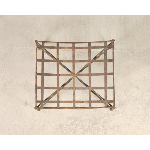 Mario Papperzini Amalfi Iron Garden Lounge Chair + Ottoman For Sale - Image 18 of 18