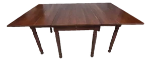 Vintage H. Willett Solid Cherry Drop-Leaf Dining Table | Gateleg | Refinished | 71”