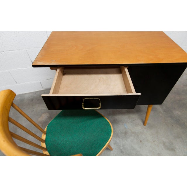 Baumann Desk and Chair, 1960s, Set of 2 For Sale - Image 6 of 18
