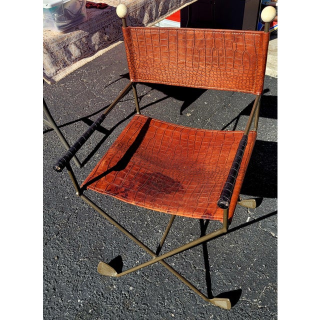 Limited Edition Director’s Style Accent Chair manufactured by GuildMaster (Piece #5 of 6,500, complete with the original...