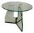 Vintage Glass Coffee Table in the style of Gio Ponti, 1930s For Sale