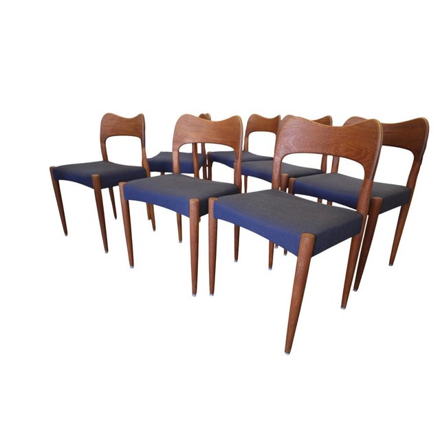 Chair in Teak by Arne Hovmand Olsen for Mogens Kold, 1960s For Sale - Image 14 of 14