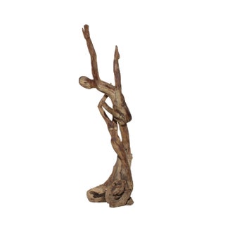 1950s Monumental Figurative Mid Century Driftwood Sculpture For Sale