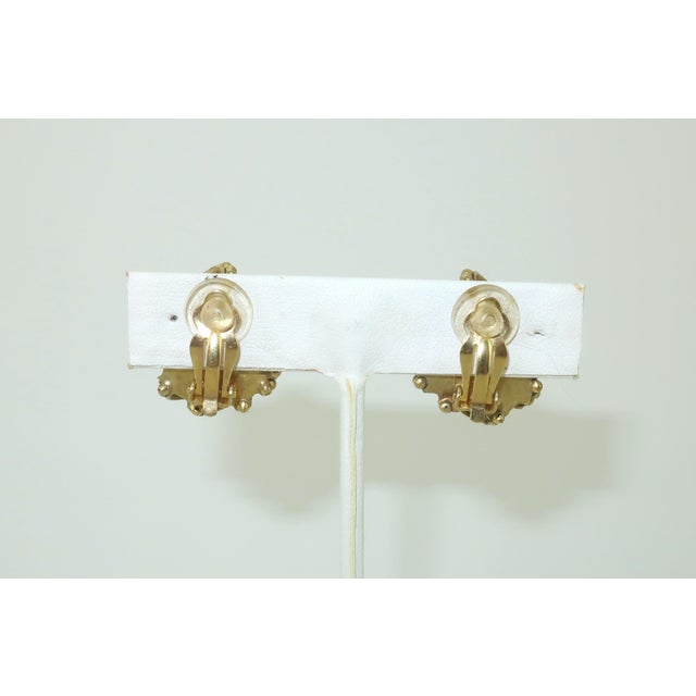 Vaubel Gold Plated Twisted Bead Earrings, 2012 For Sale - Image 4 of 11