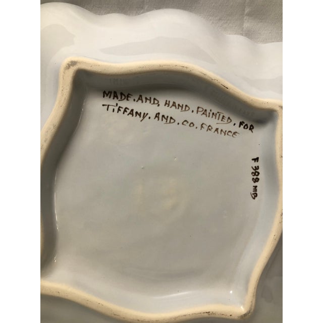 Tiffany and Co. Tiffany & Co. French Faience Dish Plate Bowl. For Sale - Image 4 of 4