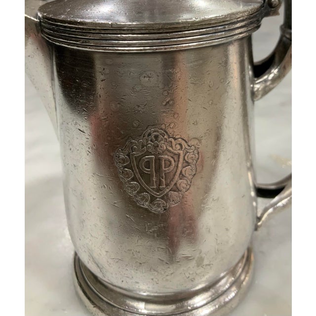 Early 20th Century The Plaza Hotel New York - Silver-Soldered Individual Coffee Pot by International Silver 8 Oz.- Hotel Silver Collectors & Tea Enthusiasts - See Pics! For Sale - Image 5 of 12
