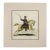 1815 Cossack Soldier on White Horse Equestrian Etching For Sale