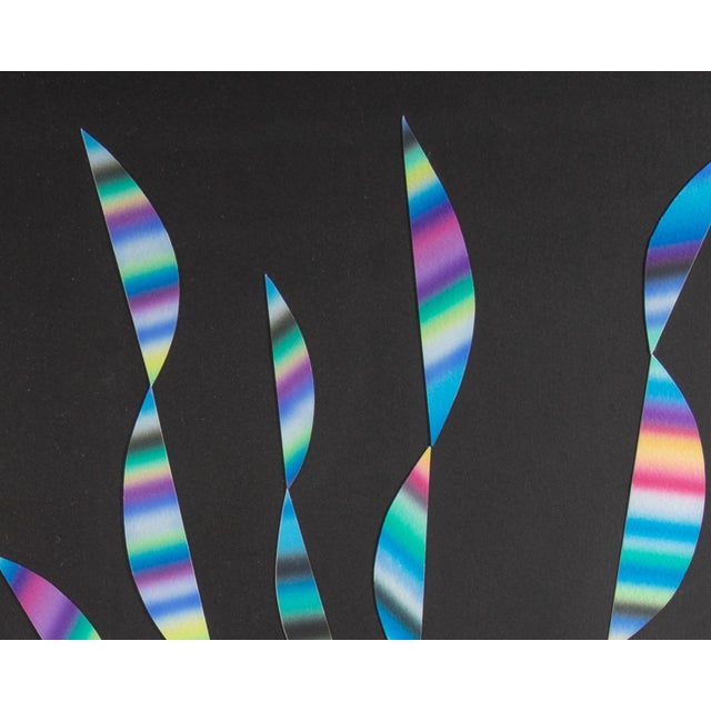 1986 "A Surprise Letter" Airbrush Collage by Steve Redman For Sale - Image 4 of 10