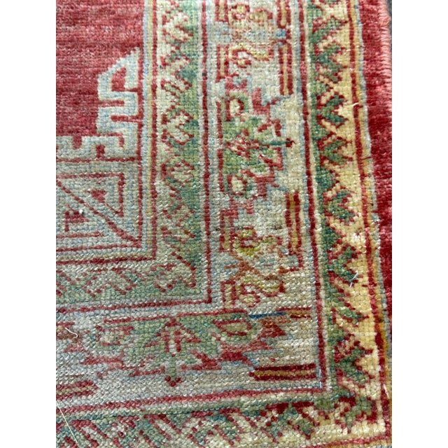 2ft 6in × 6ft 5in Oushak Turkish Runner Rug, Vintage For Sale - Image 12 of 12