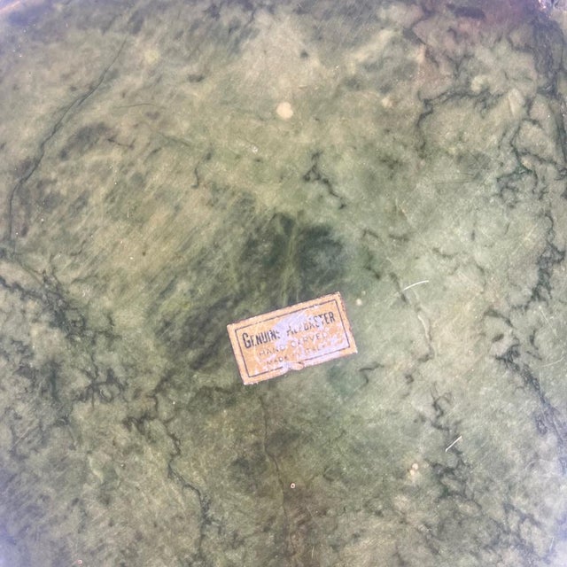 Vintage Green Alabaster Ashtray, Italy, 1970 For Sale - Image 10 of 11