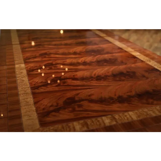 Leighton Hall Regency Mahogany Dining Table - Made-To-Order For Sale In Atlanta - Image 6 of 12