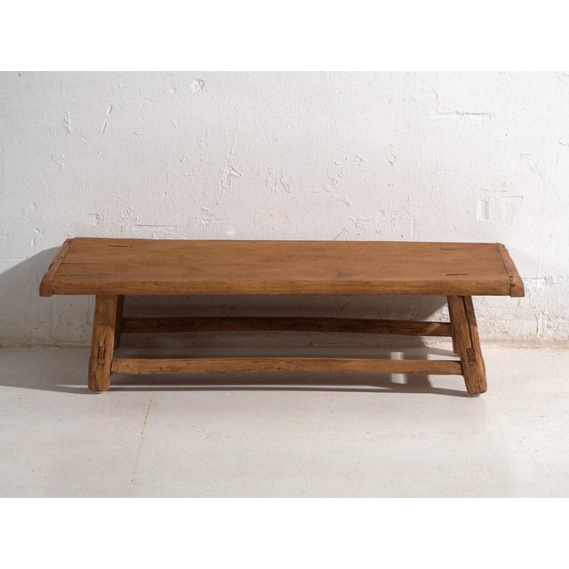 Antique Pine Low Table For Sale - Image 6 of 10
