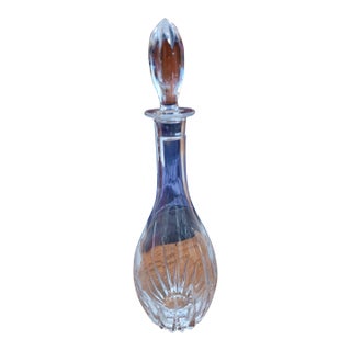 Late 20th Century Faberge Crystal Decanter For Sale