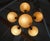 Gold Art Nouveau Six-Light Brass Chandelier by Jencik, Czechoslovakia, 1920s For Sale - Image 8 of 17