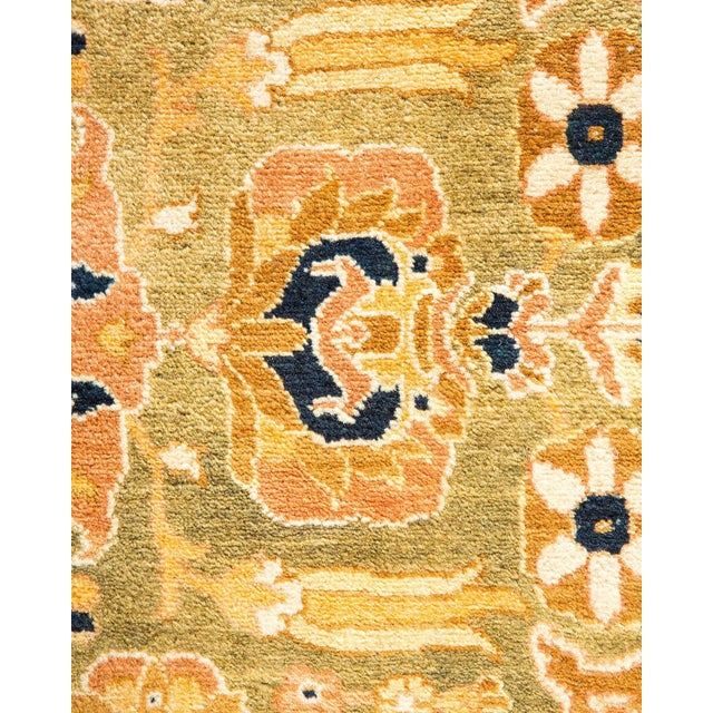 Traditional Mogul, One-of-a-Kind Hand-Knotted Area Rug - Brown, 6' 1" x 9' 1" For Sale - Image 3 of 8